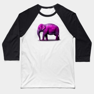 Purple Elephant Baseball T-Shirt